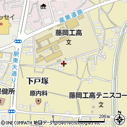 群馬県藤岡市下戸塚56-1周辺の地図