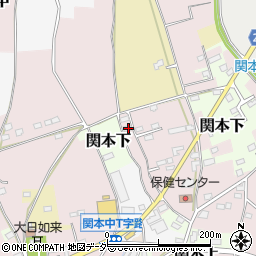 茨城県筑西市関本中1086-5周辺の地図