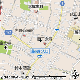 藤岡町商工会周辺の地図