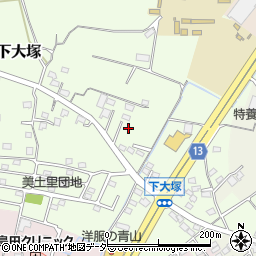 群馬県藤岡市下大塚757-1周辺の地図