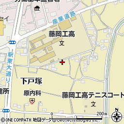 群馬県藤岡市下戸塚54周辺の地図