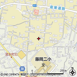 群馬県藤岡市中栗須84-1周辺の地図