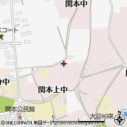 茨城県筑西市関本中124-1周辺の地図