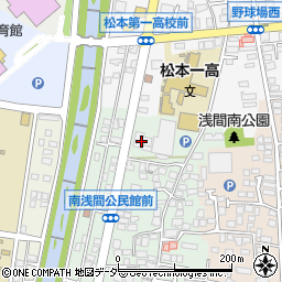創価学会松本平和会館周辺の地図