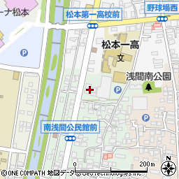 創価学会松本平和会館周辺の地図