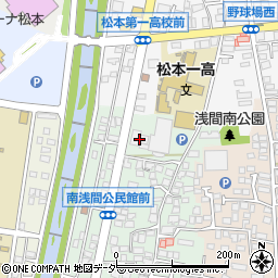 長野県松本市南浅間497周辺の地図