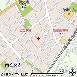 栃木県小山市南乙女1丁目12周辺の地図