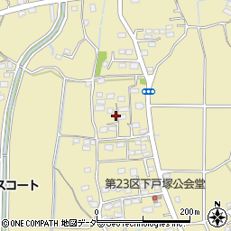 群馬県藤岡市下戸塚381周辺の地図