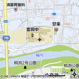 群馬県立富岡特別支援学校周辺の地図