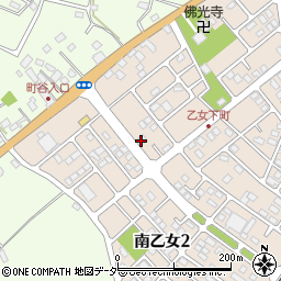栃木県小山市南乙女1丁目8-16周辺の地図