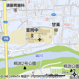 群馬県立富岡特別支援学校周辺の地図