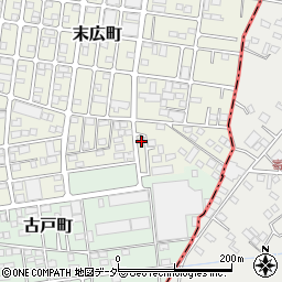 群馬県太田市末広町1232周辺の地図