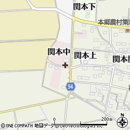 茨城県筑西市関本中1337周辺の地図