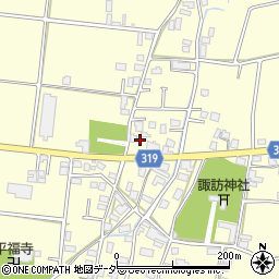 長野県安曇野市三郷温4342周辺の地図