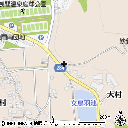 長野県松本市大村21周辺の地図