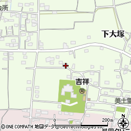 群馬県藤岡市下大塚657-7周辺の地図