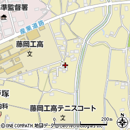 群馬県藤岡市下戸塚234-5周辺の地図