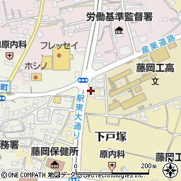 群馬県藤岡市下戸塚47周辺の地図