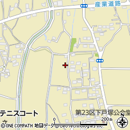 群馬県藤岡市下戸塚261周辺の地図