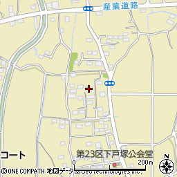 群馬県藤岡市下戸塚379周辺の地図