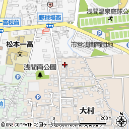 長野県松本市大村463-3周辺の地図