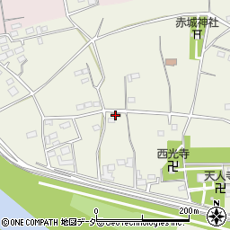 群馬県警察本部　伊勢崎警察署平塚駐在所周辺の地図