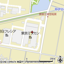 株式会社東京ミツカン　館林工場周辺の地図