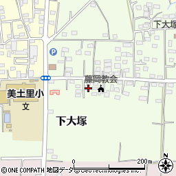 群馬県藤岡市下大塚8-1周辺の地図