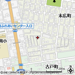 群馬県太田市末広町1233周辺の地図
