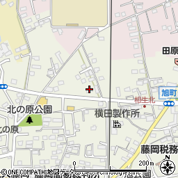 学習空間　藤岡北教室周辺の地図