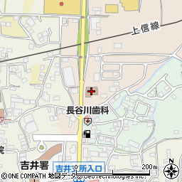 吉井郵便局周辺の地図