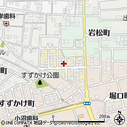 群馬県太田市太子町周辺の地図