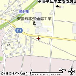 長野県安曇野市三郷温4624周辺の地図