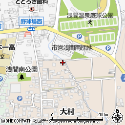 長野県松本市大村461周辺の地図