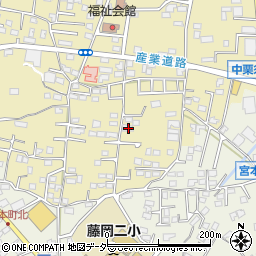 群馬県藤岡市中栗須99-2周辺の地図