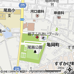 太田市　尾島児童館周辺の地図