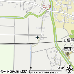 群馬県高崎市吉井町本郷117周辺の地図