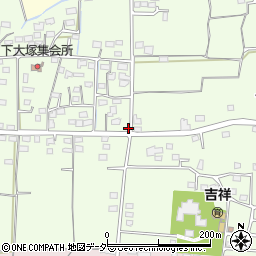群馬県藤岡市下大塚107-1周辺の地図