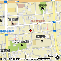学研富岡教室周辺の地図