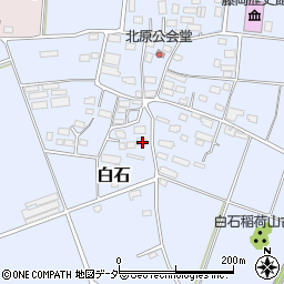 群馬県藤岡市白石1205-2周辺の地図
