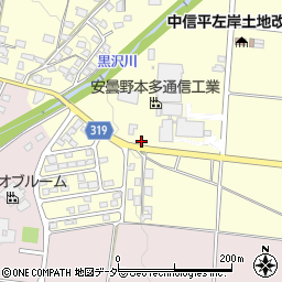 長野県安曇野市三郷温4615周辺の地図