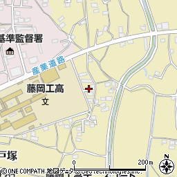 群馬県藤岡市下戸塚81周辺の地図