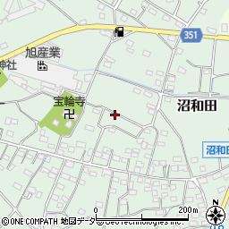 埼玉県本庄市沼和田周辺の地図