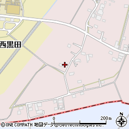 栃木県小山市東黒田344周辺の地図