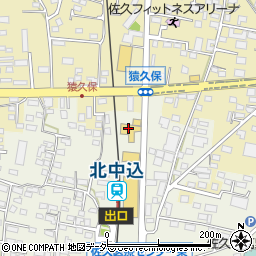 長野トヨタ　佐久北店周辺の地図