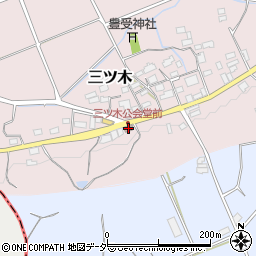 三ッ木公民館周辺の地図