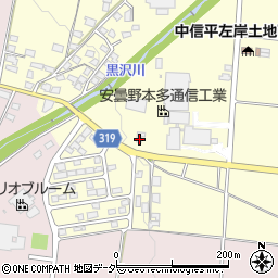 長野県安曇野市三郷温4614周辺の地図