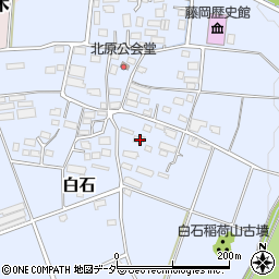 群馬県藤岡市白石1233-3周辺の地図