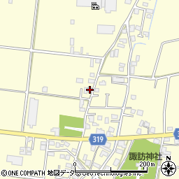 長野県安曇野市三郷温3717周辺の地図