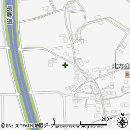 長野県松本市島内北方周辺の地図